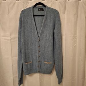 Puritan Vintage Sky Blue Button-Up Cardigan